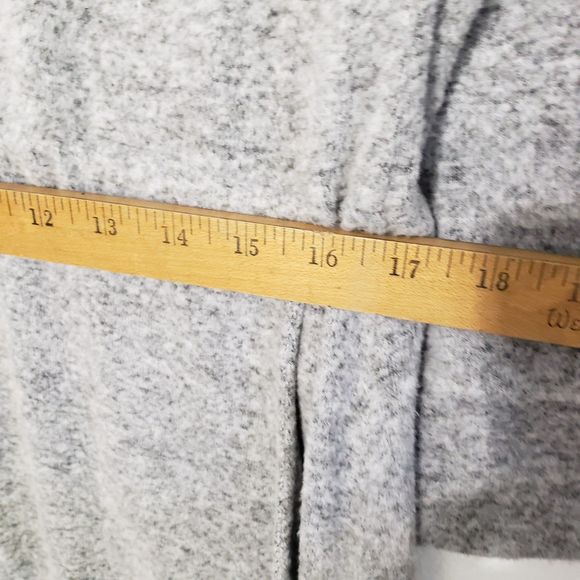 Soft Surroundings Heavyweight Long Sleeve Medium Grey Dress; Stretchy, Oversized - Picture 11 of 12